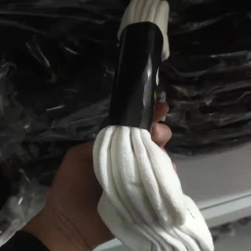 毛巾底中筒白色;