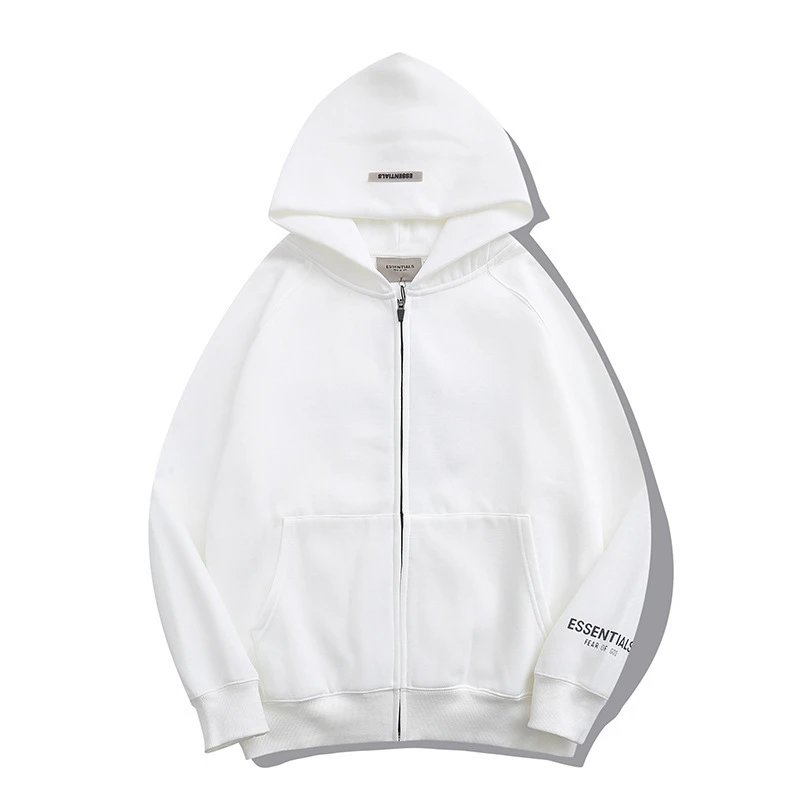 Zipper style white
